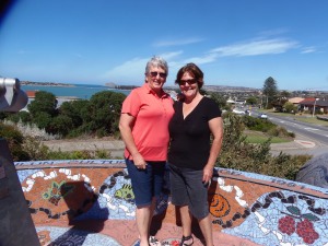 Maree and Paula at Kleinig's Hill Lookout