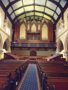 Pilgrim Aisle, Organ and Choir seating